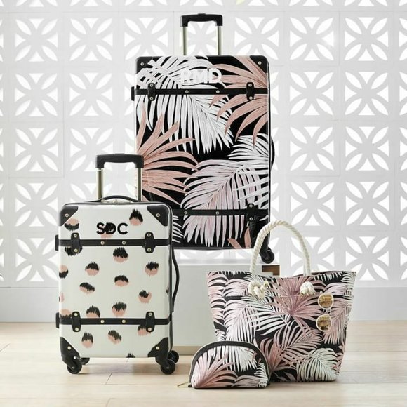 New Pottery Barn Emily Meritt Palm Beach Tote - Picture 6 of 7